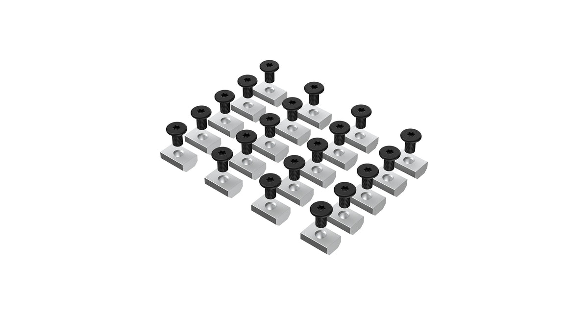 Pioneer 6 M6 Screws & Channel Nuts set of 20