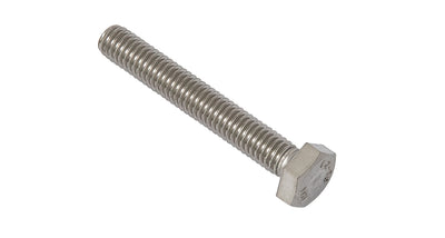 M6 X 40mm Hex Set Screw (Stainless Steel) (6 Pack)