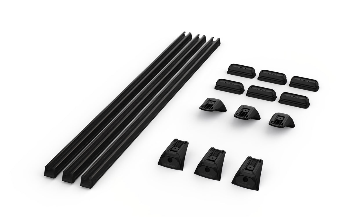 Rhino-Rack kit contents — RB1250Bx3 + RX300H-2
