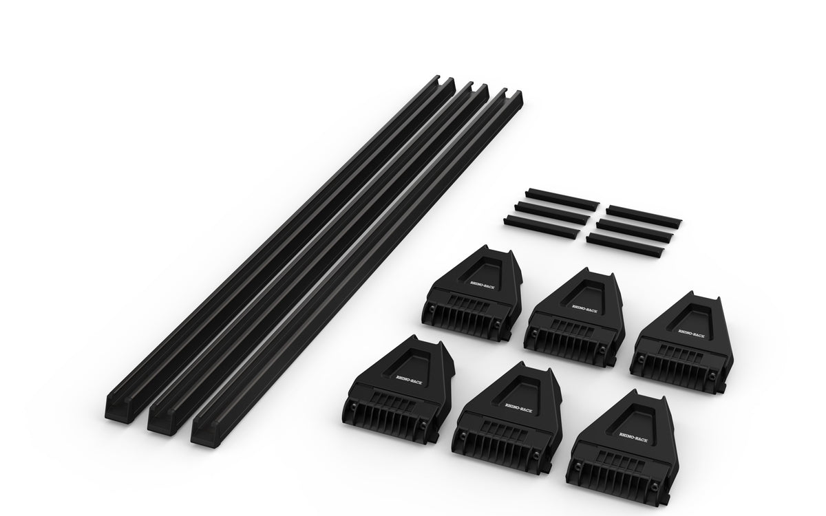 Rhino-Rack kit contents — RB1500Bx3 + RL110S2