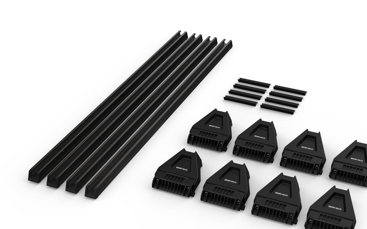 Rhino-Rack kit contents — RB1500Bx4 + RL110S2