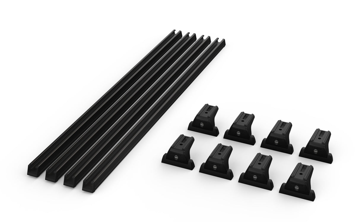 Rhino-Rack kit contents — RB1650Bx4 + RLT600