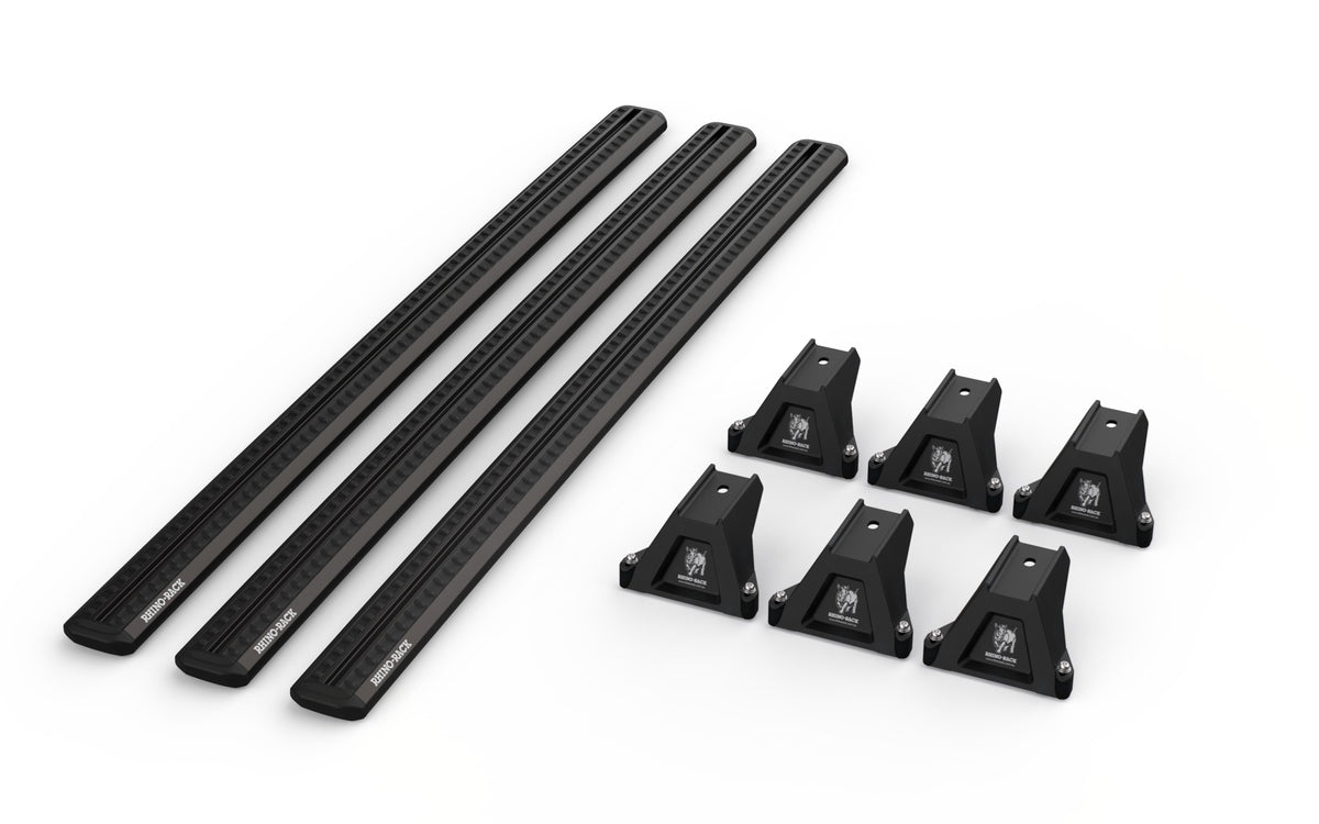 Rhino-Rack kit contents — SZ126Bx3 + RLTP