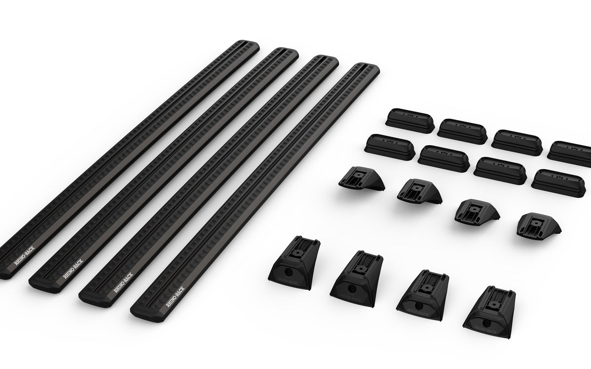 Rhino-Rack kit contents — SZ126Bx4 + RX300H-4