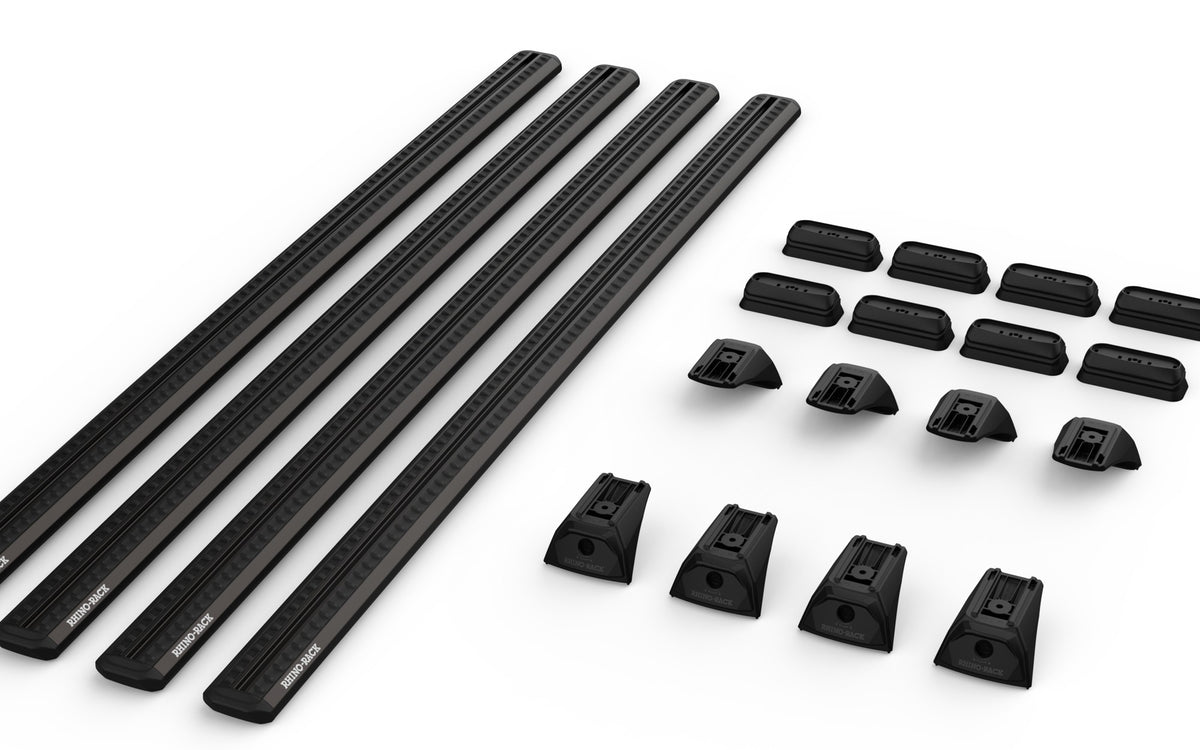 Rhino-Rack kit contents — SZ150B-Ux4 + RX300H-4
