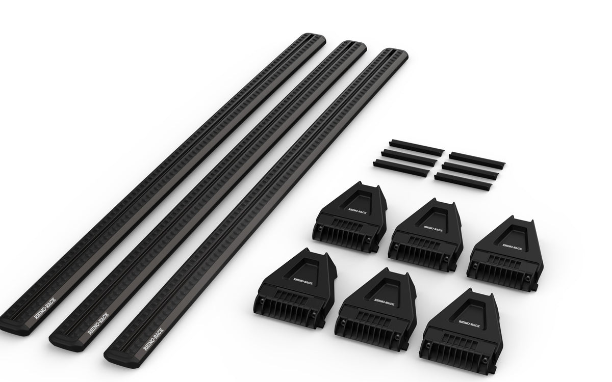 Rhino-Rack kit contents — SZ150Bx3 + RL150S2