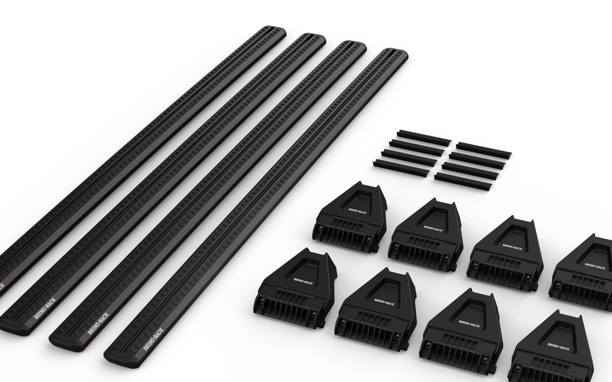 Rhino-Rack kit contents — SZ150Bx4 + RL210DS8