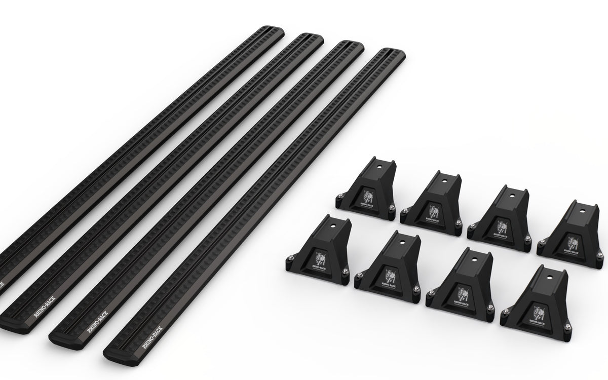 Rhino-Rack kit contents — SZ150Bx4 + RLTFT5