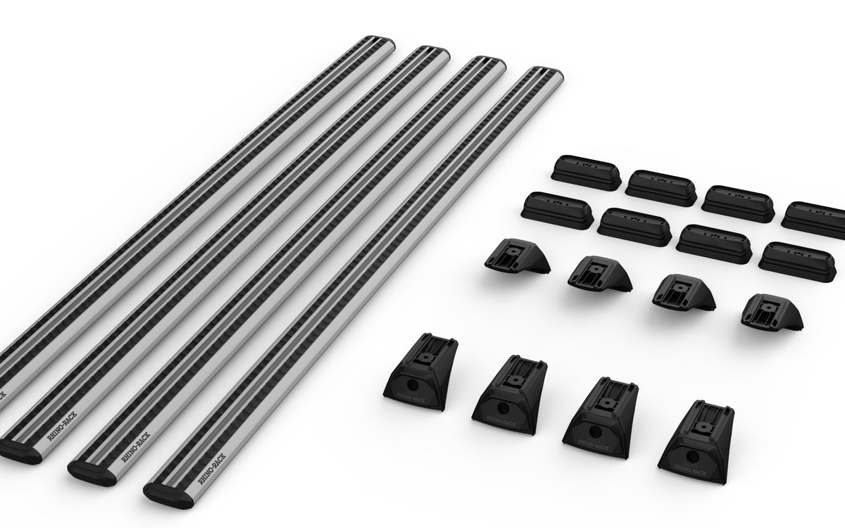 Rhino-Rack kit contents — SZ150S-Ux4 + RX300H-4