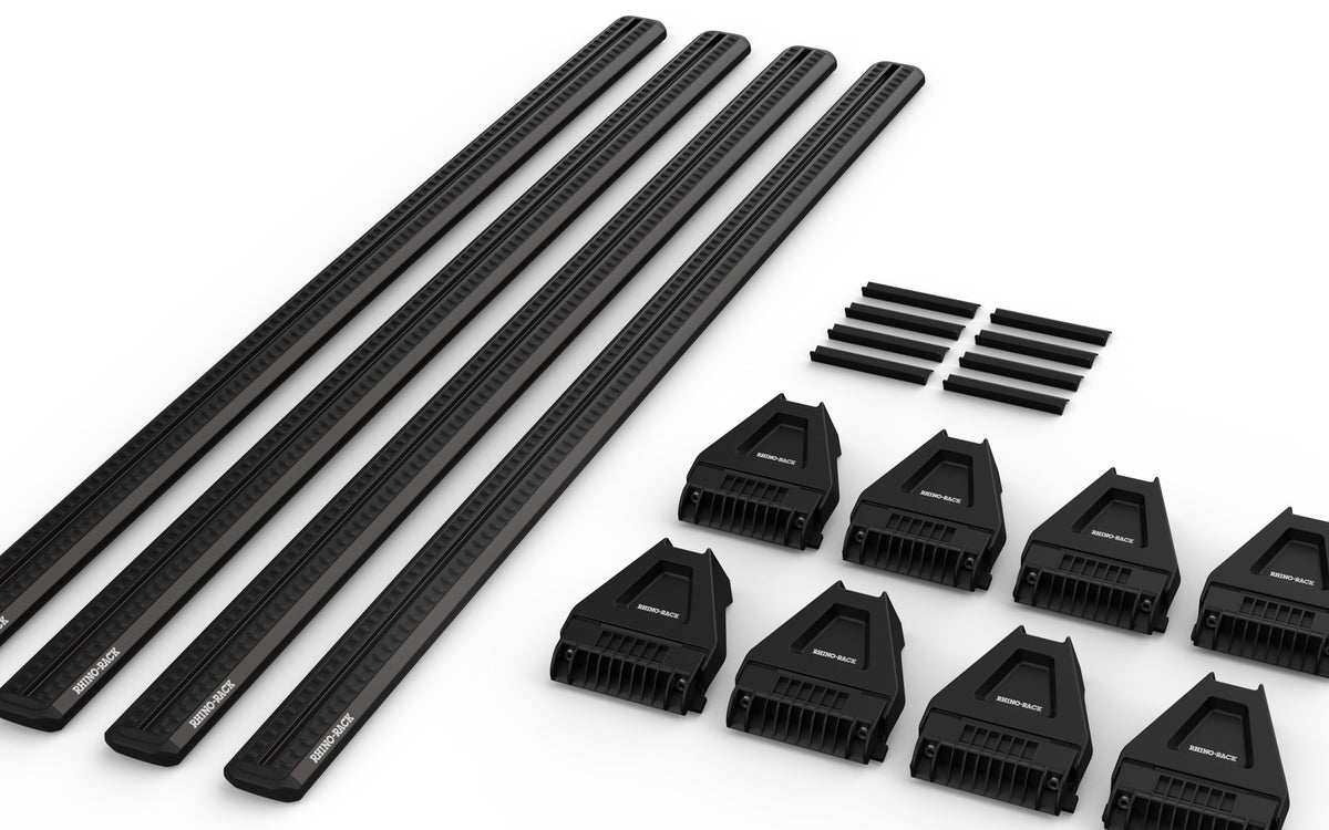 Rhino-Rack kit contents — SZ165B-Ux4 + RL150GMC