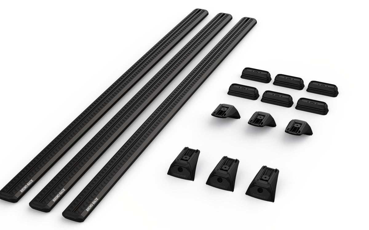 Rhino-Rack kit contents — SZ165Bx3 + RX300H-4