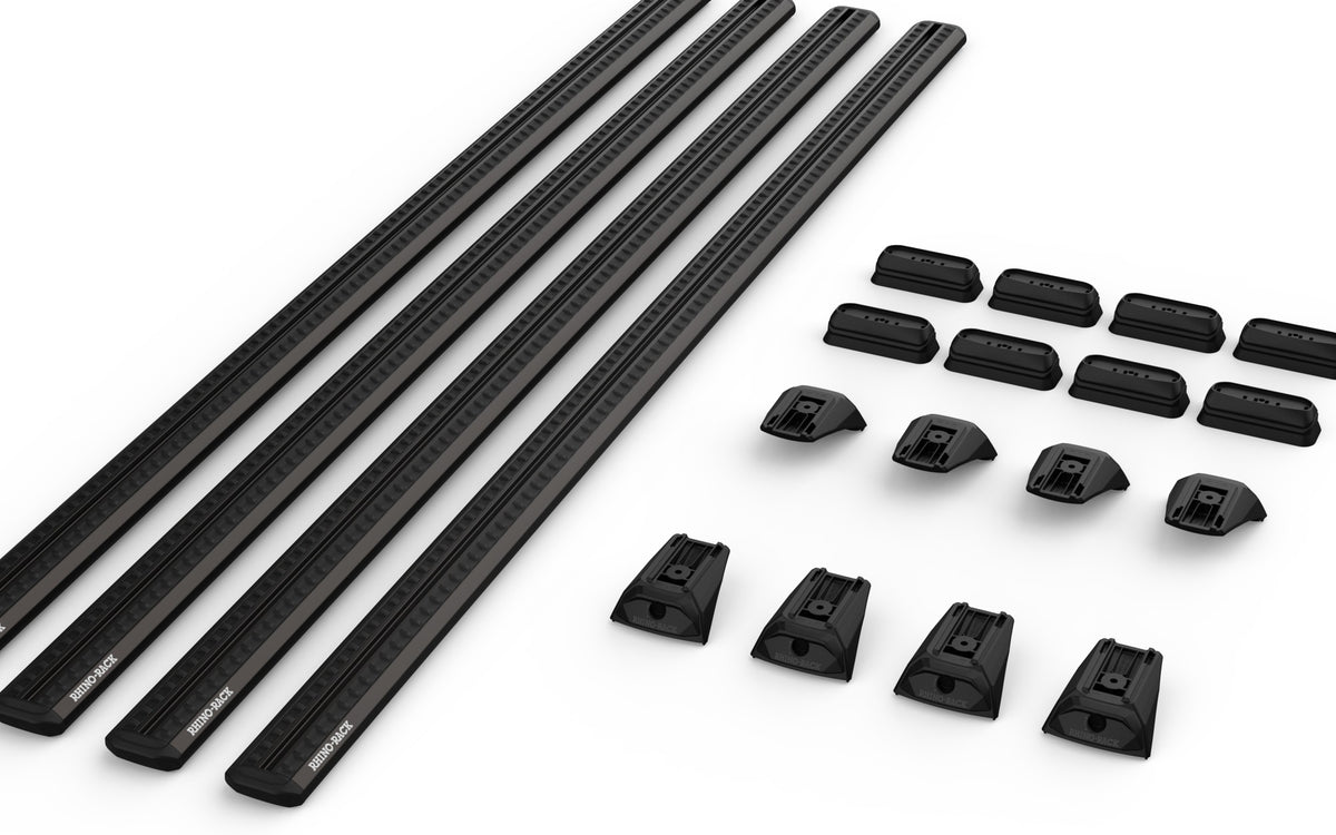 Rhino-Rack kit contents — SZ180B-Ux4 + RX300L-4