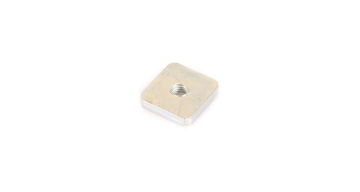 M6 20mm x 20mm x 3.5mm Square Carac Nut (10 Pack)