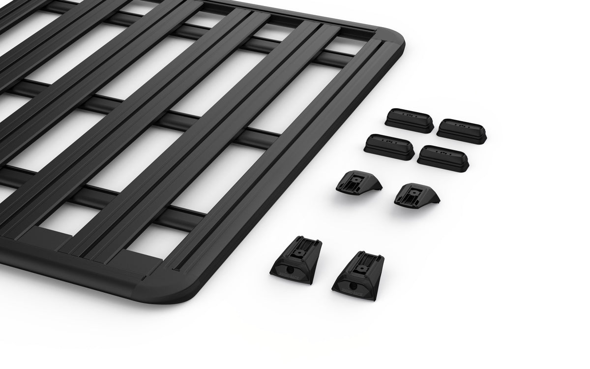 Rhino-Rack kit contents — 62100 + RX300L-4 + RCP32-BK
