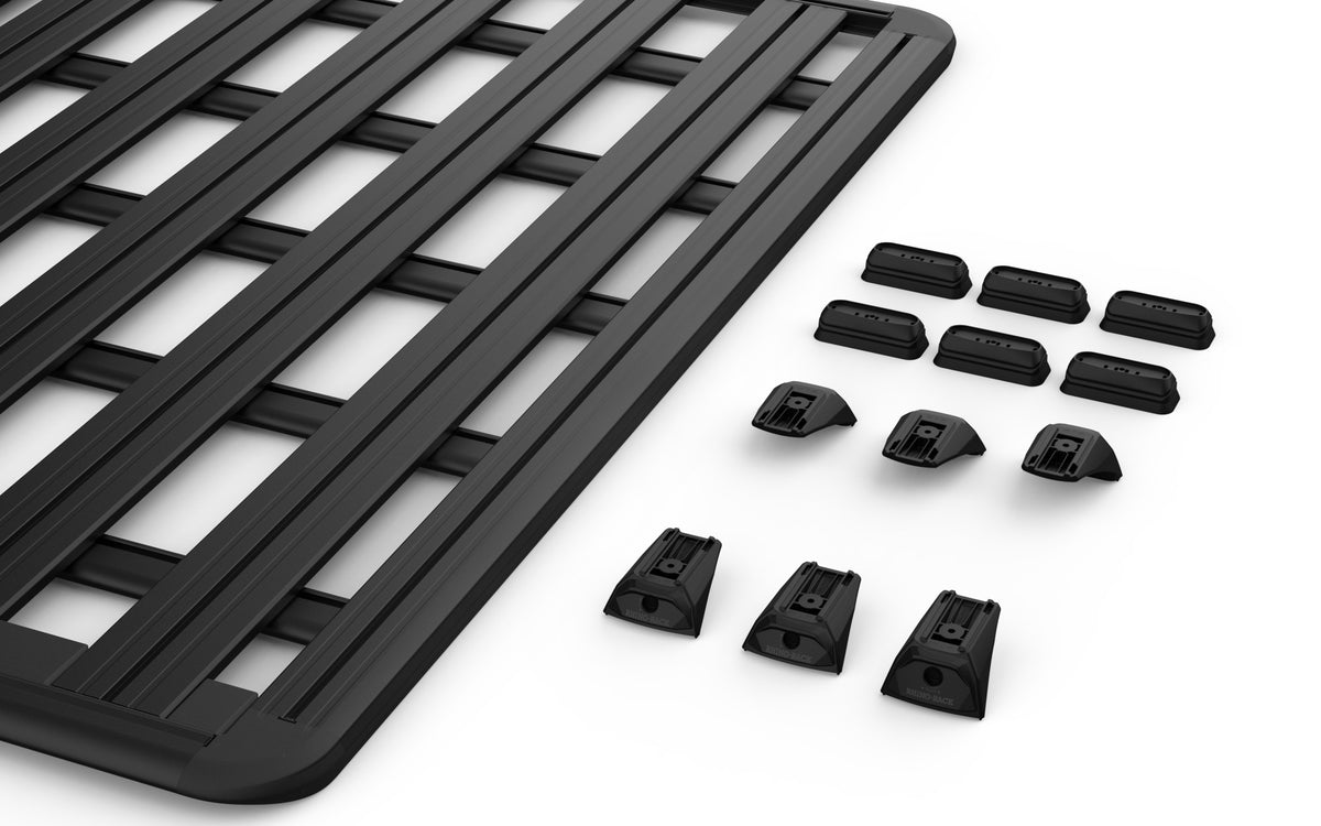Rhino-Rack kit contents — 62103 + RX300L-4 + RCP96H-BK