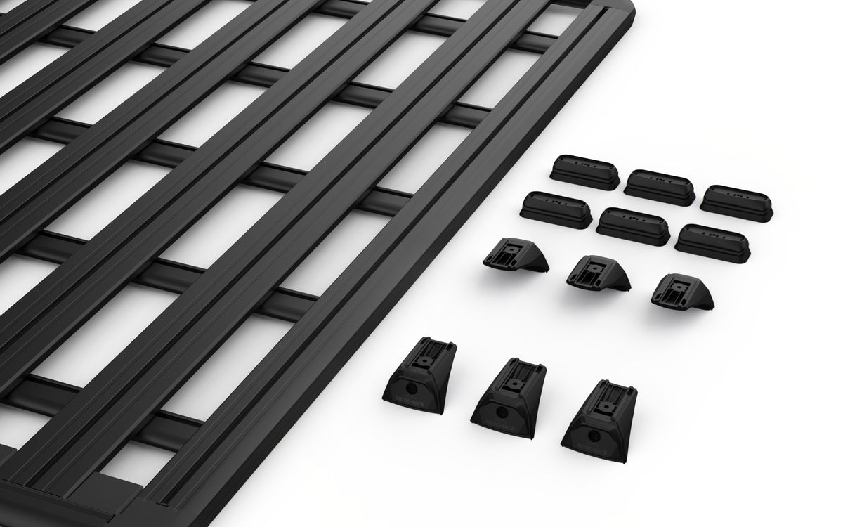 Rhino-Rack kit contents — 62104 + RX300H-2 + RCP28-BK