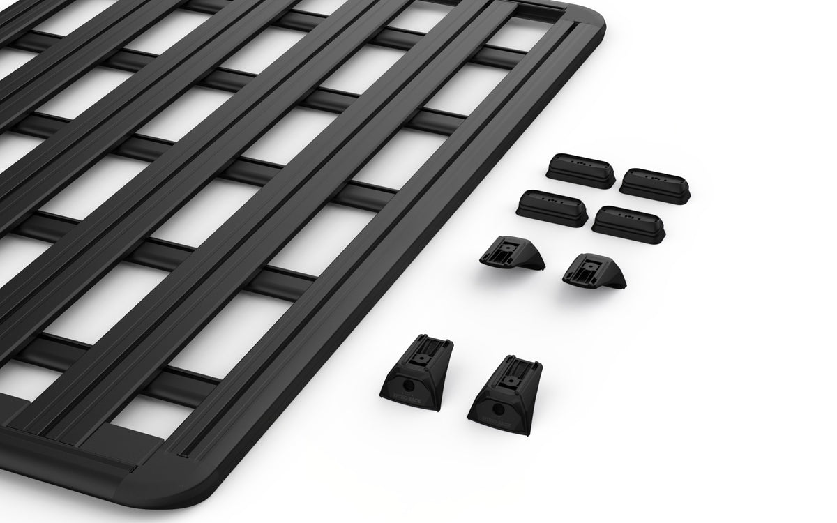 Rhino-Rack kit contents — 62106F + RX300H-4 + RCP58-BK