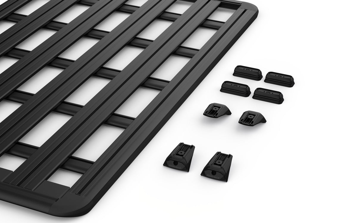 Rhino-Rack kit contents — 62106F + RX300L-4 + RCP47-BK