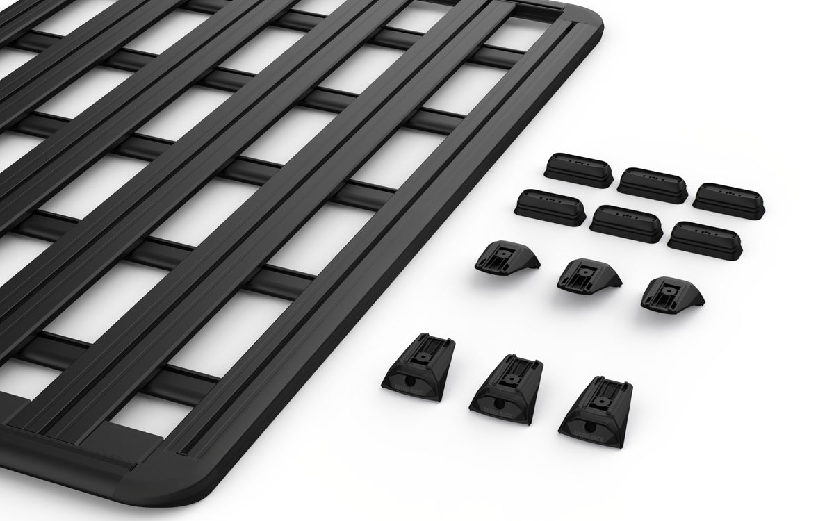 Rhino-Rack kit contents — 62106F + RX300L-4 + RCP79-BK
