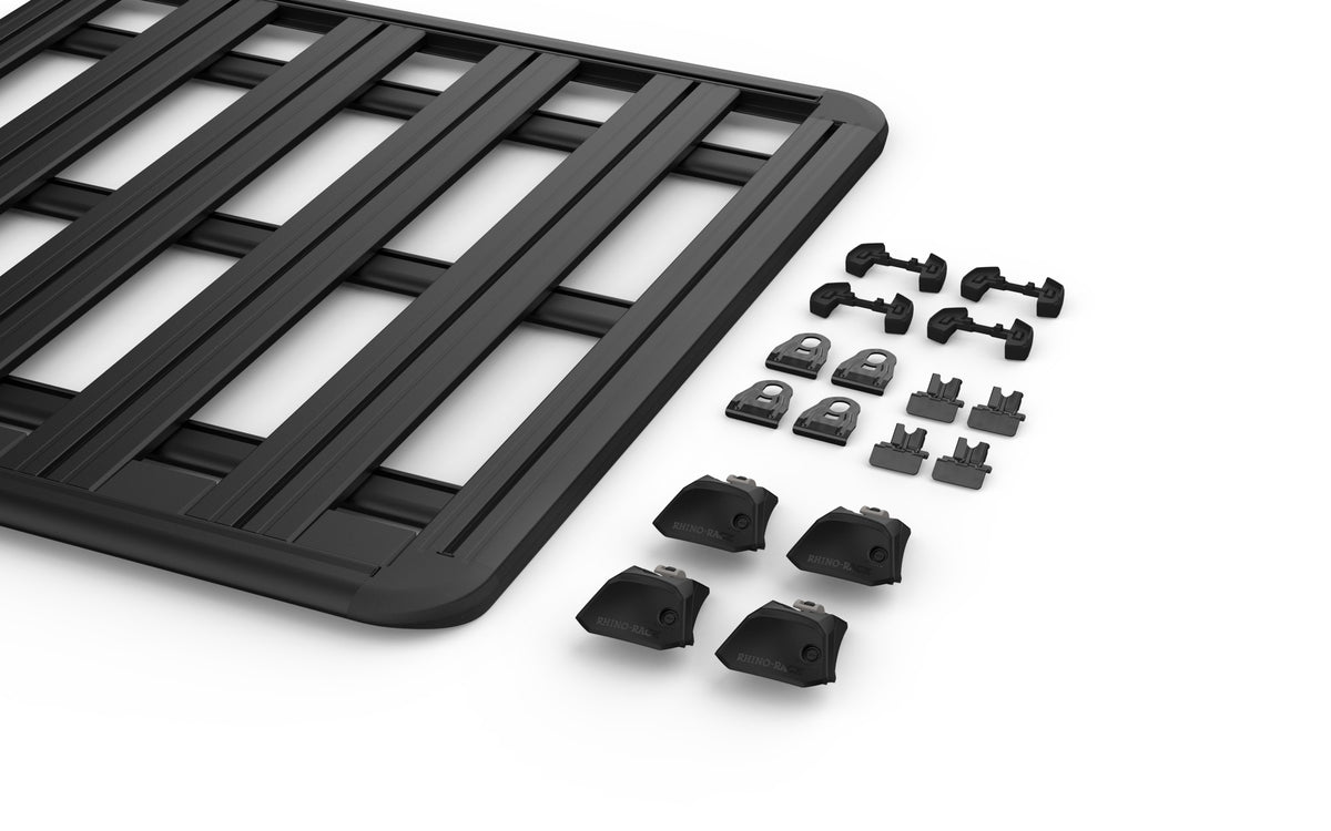 Rhino-Rack kit contents — 62109F + RX200-4 + RX2FK014
