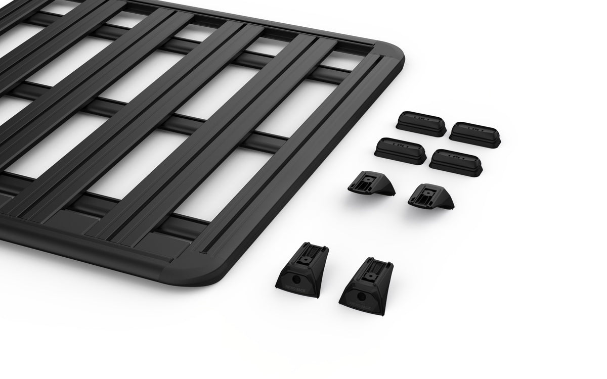 Rhino-Rack kit contents — 62109 + RX300H-4 + RCP58-BK