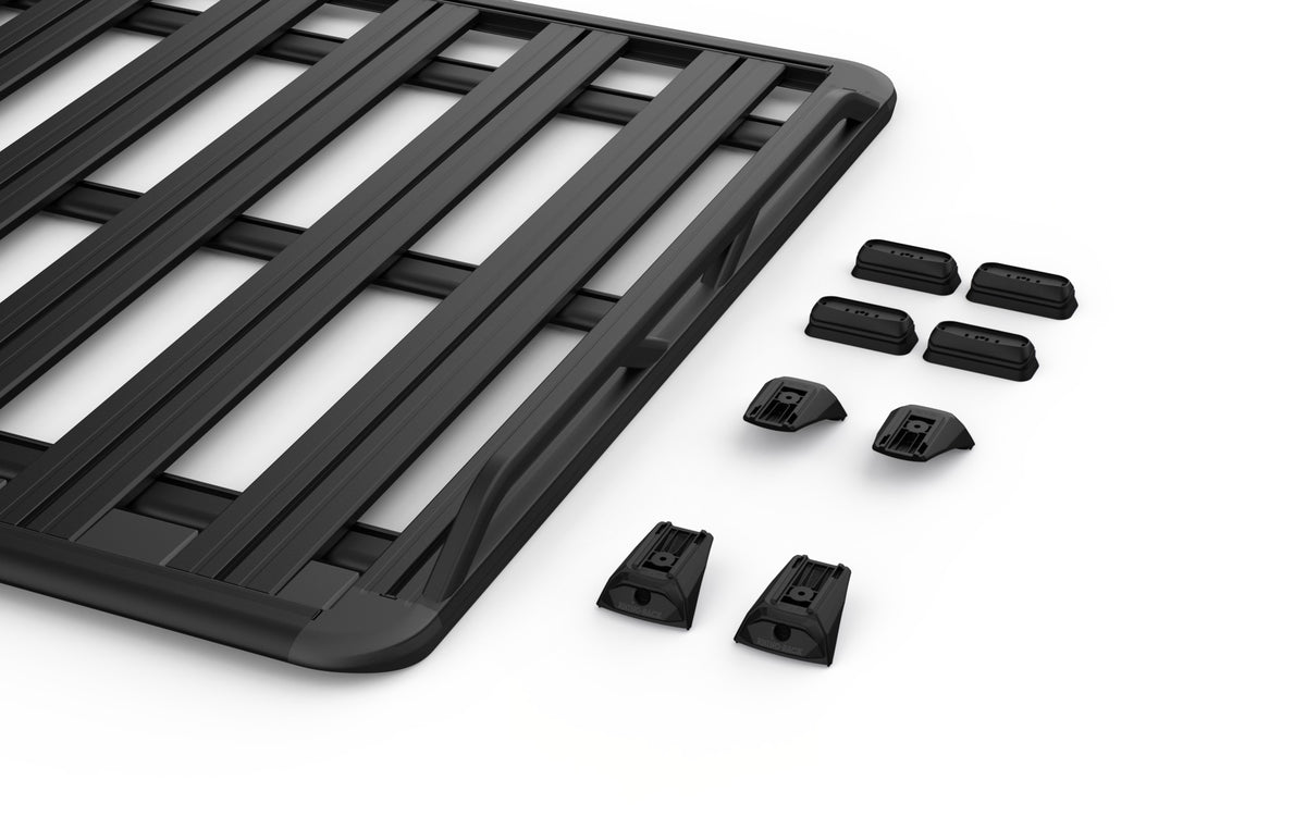 Rhino-Rack kit contents — 65101 + RX300L-4 + RCP32-BK