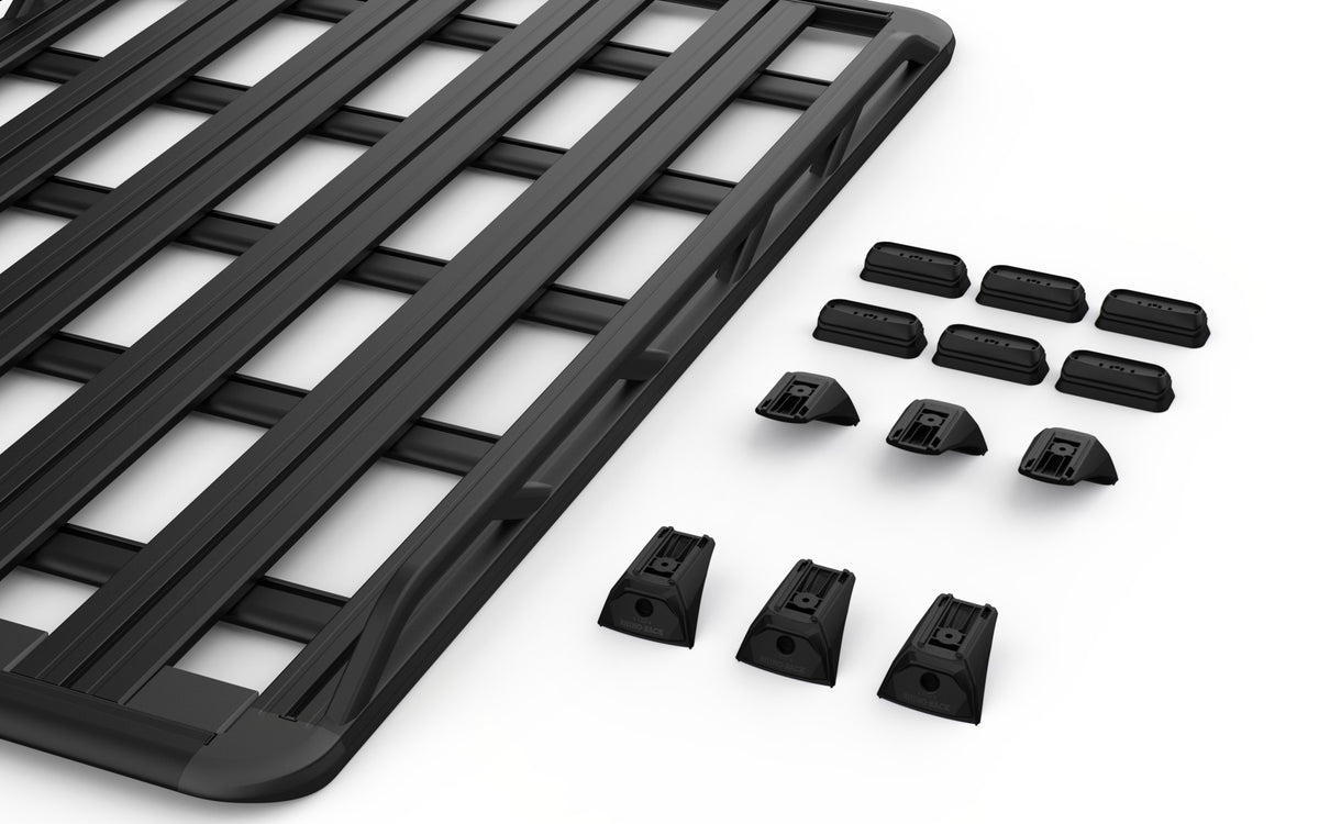 Rhino-Rack kit contents — 65102 + RX300H-2 + RCP03-BK