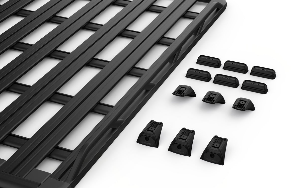 Rhino-Rack kit contents — 65104 + RX300H-2 + RCP02-BK