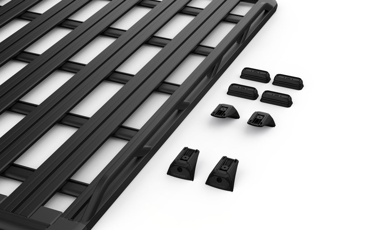 Rhino-Rack kit contents — 65104 + RX300H-4 + RCP58-BK