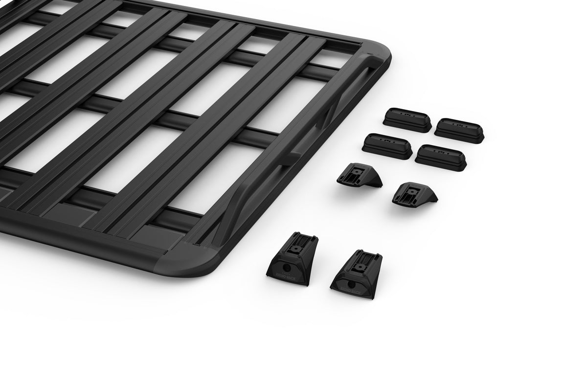 Rhino-Rack kit contents — 65109 + RX300H-2 + RCP96H-BK