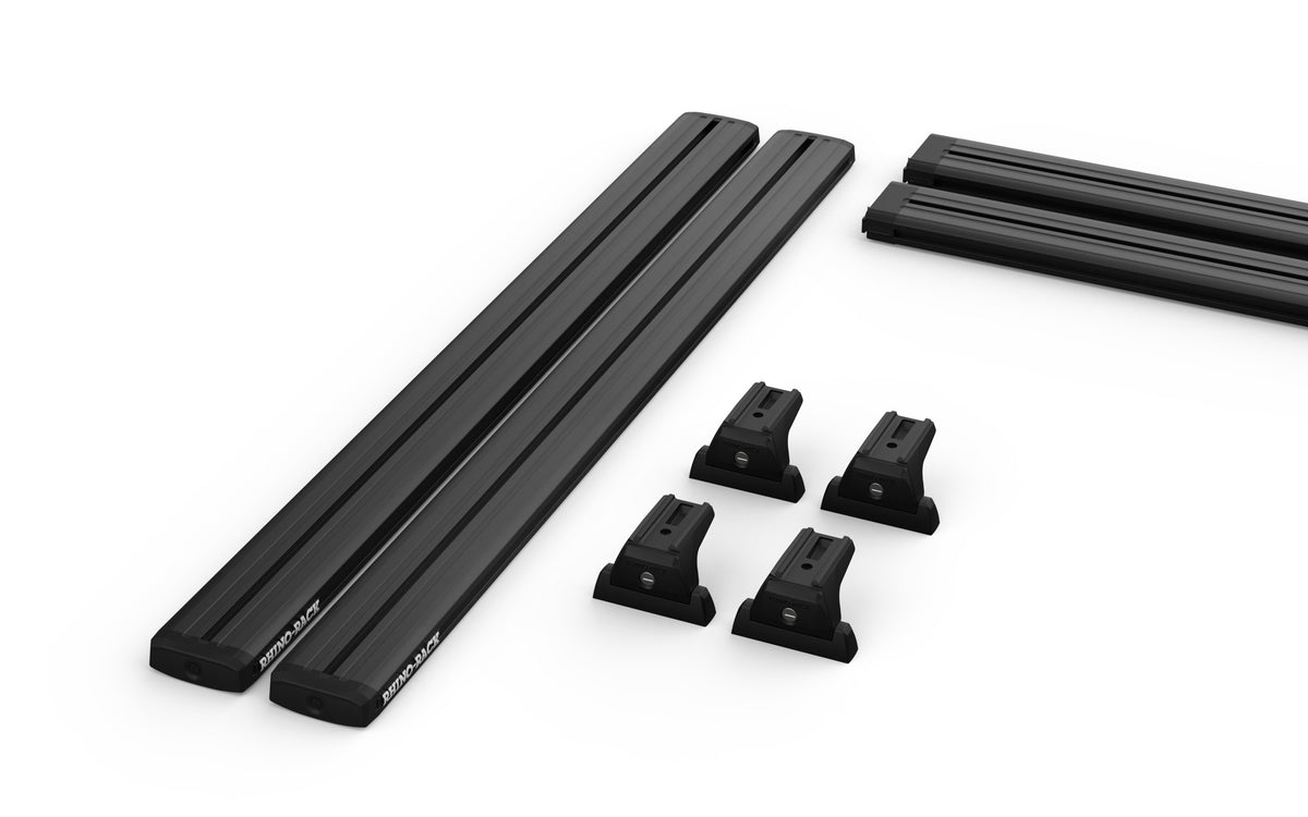 Rhino-Rack kit contents — RDB165 + RDNSB50 + RLT600 + QMFK23