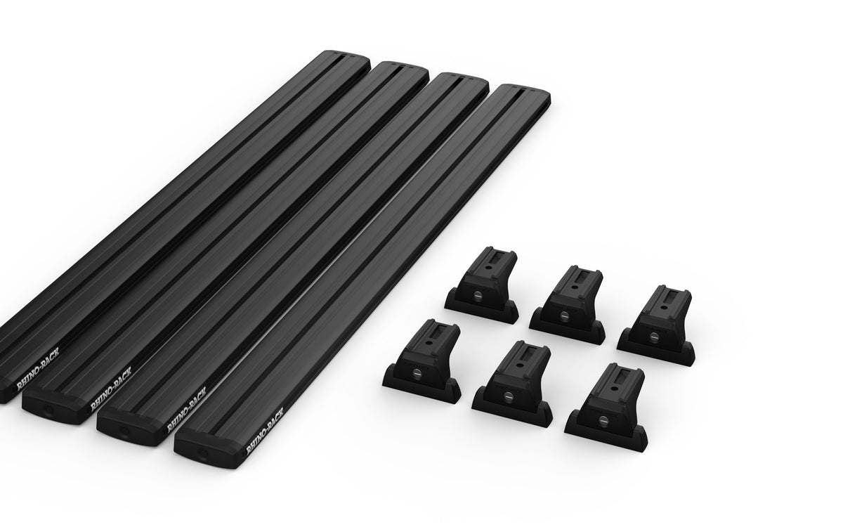 Rhino-Rack kit contents — RDB165 + RLT600H + RTV248