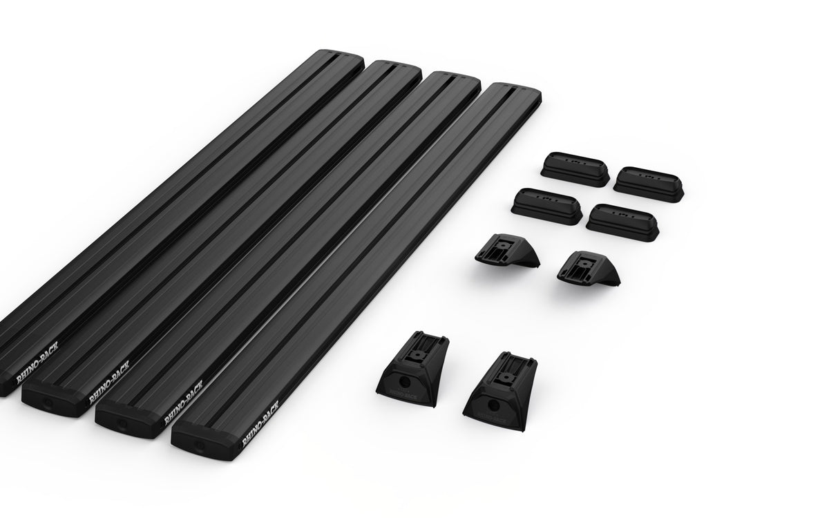 Rhino-Rack kit contents — RDB165 + RX300H-4 + QMVA05