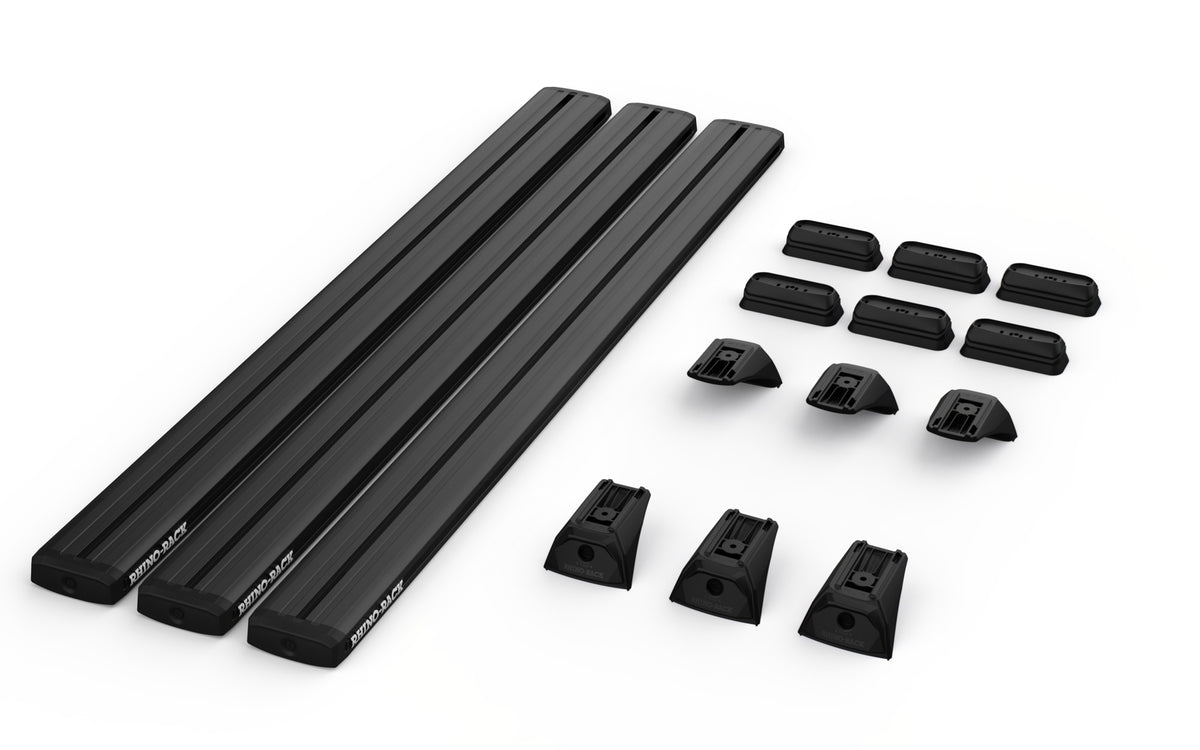 Rhino-Rack kit contents — RDB126x3 + RCHT6