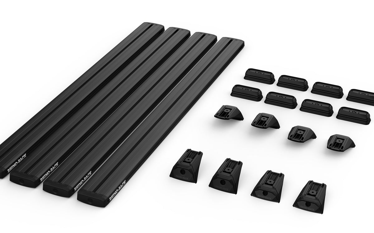Rhino-Rack kit contents — RDB126x4 + RX300H-4