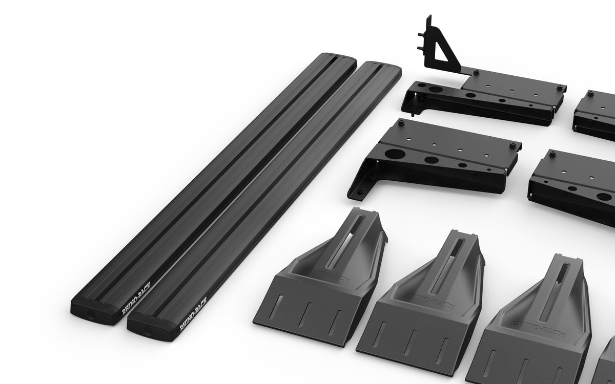 Rhino-Rack kit contents — RDB150x2 + RDT4