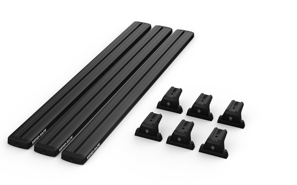 Rhino-Rack kit contents — RDB150x3 + RLT600H